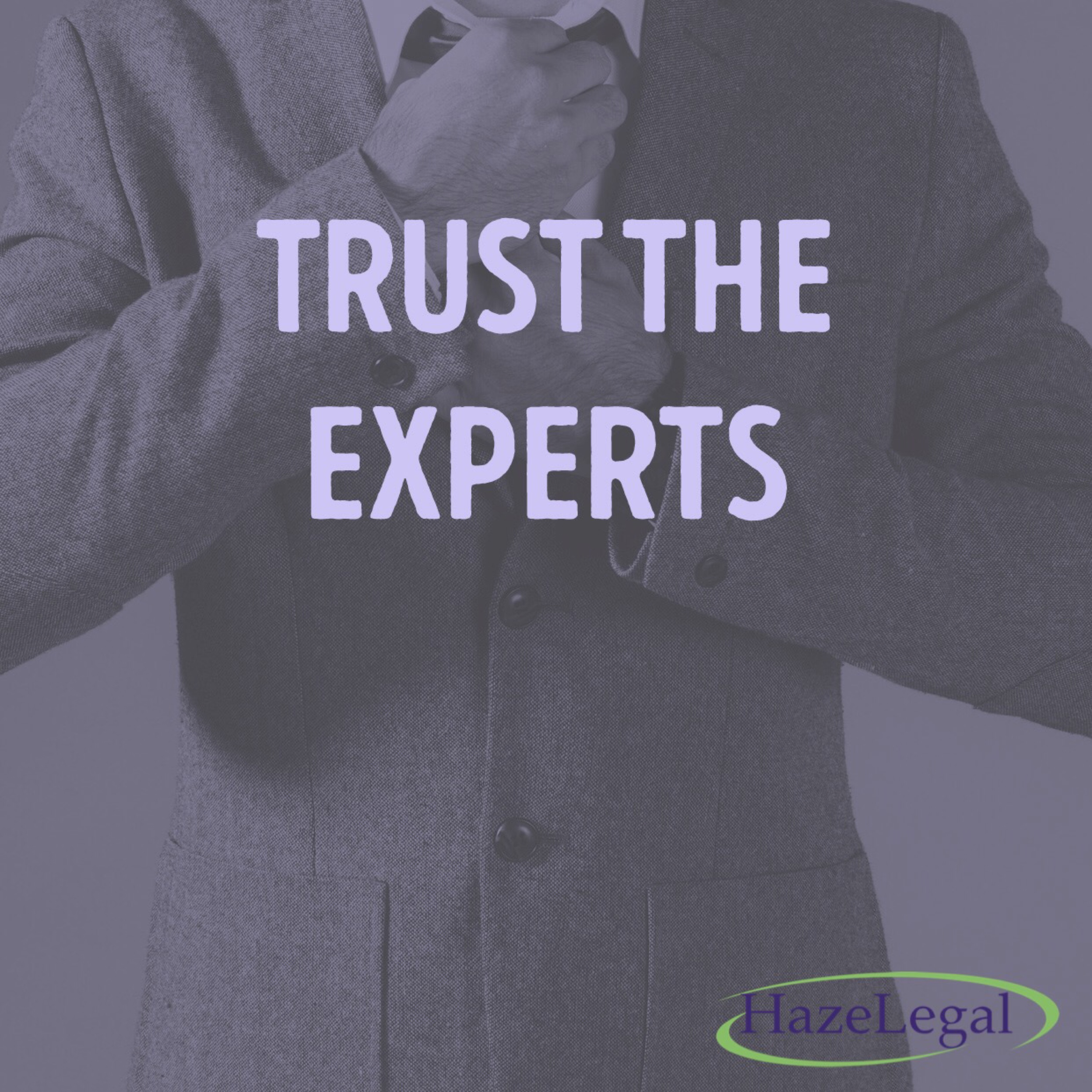 trust the experts