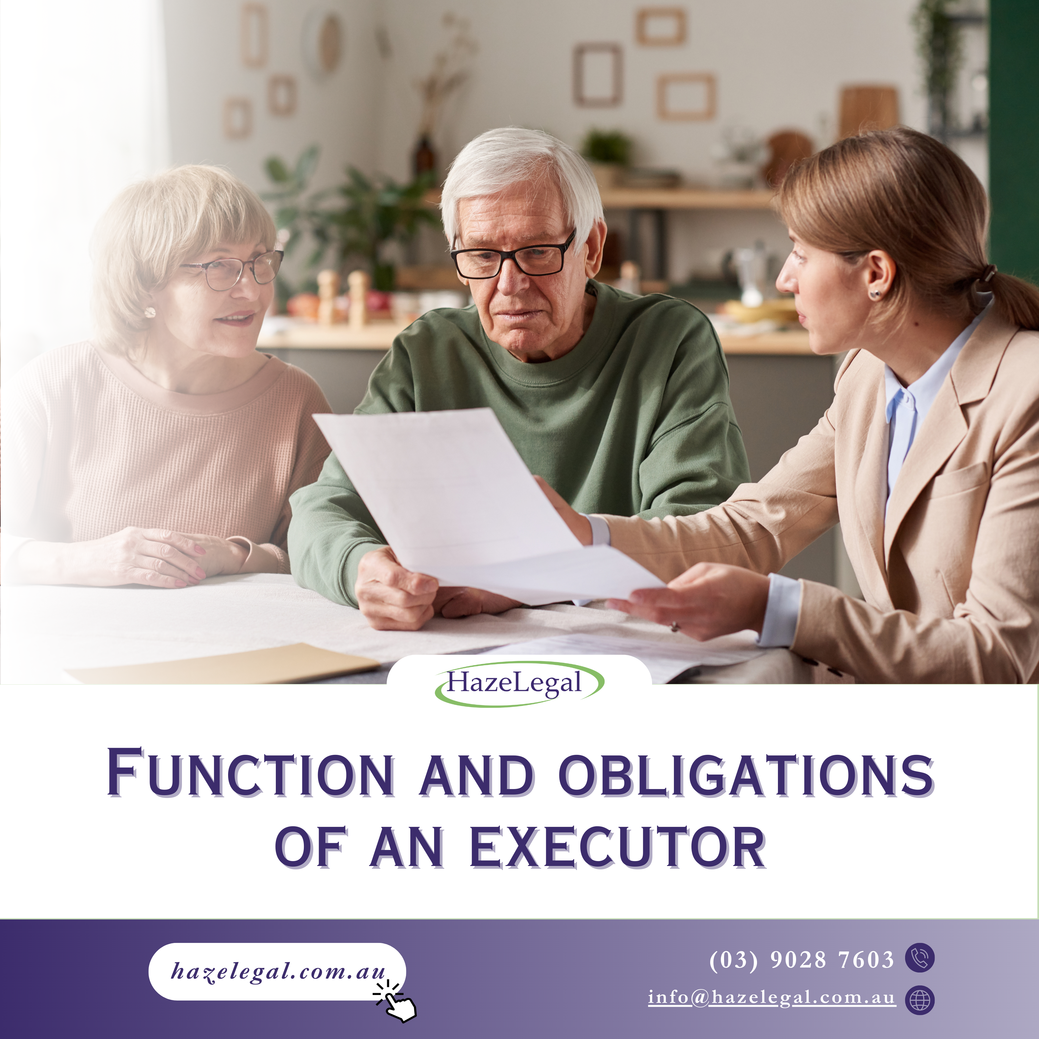 Function and Obligations of an Executor